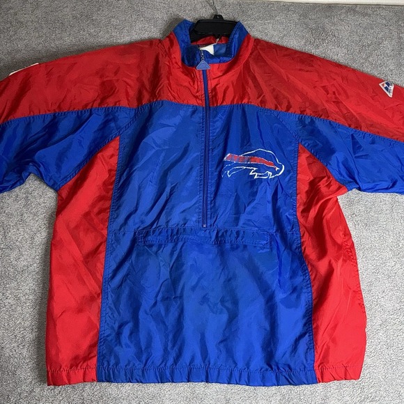 Vintage 90's Buffalo Bills Apex One NFL Proline Windbreaker Jacket XL